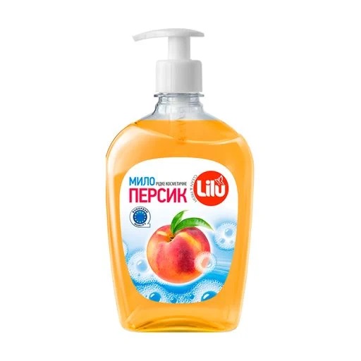 Мило рідке косметичне LILU ''Персик'', пл.500мл.